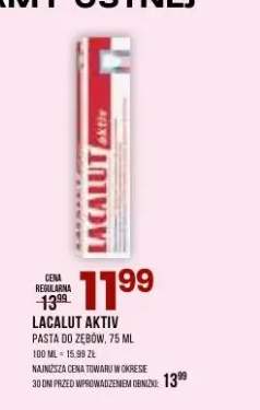 Pasta do zębów Lacalut Aktiv