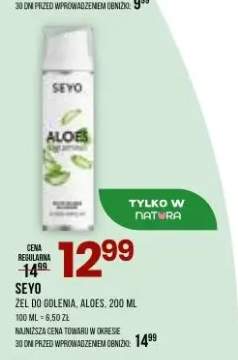Żel do golenia Seyo Aloes