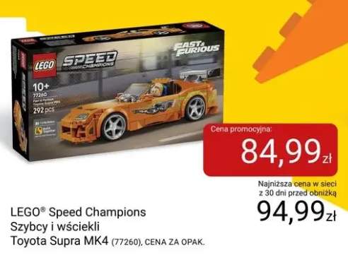Klocki LEGO Speed Champions Szybcy i wściekli Toyota Supra MK4 77260