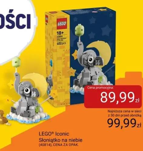 Klocki LEGO Iconic Słoniątko na niebie 40814