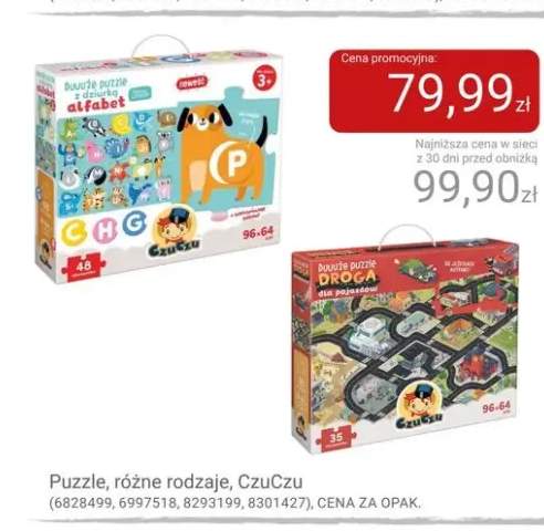 Puzzle duże CzuCzu