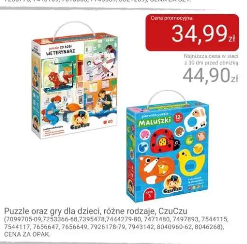 Puzzle i gry dla dzieci CzuCzu