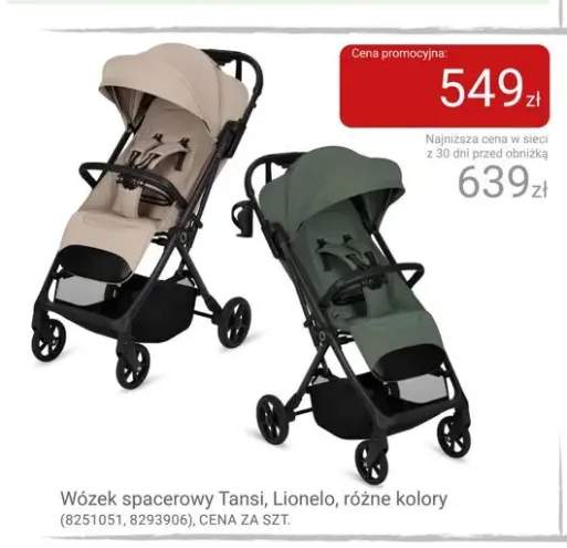 Wózek spacerowy Lionelo Tansi