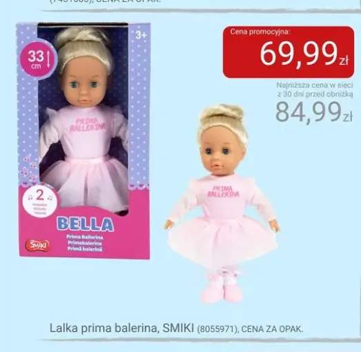 Lalka prima balerina Smiki Bella