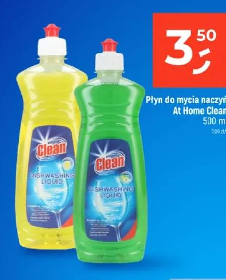 Płyn do mycia naczyń At Home Clean Apple +1 wariant