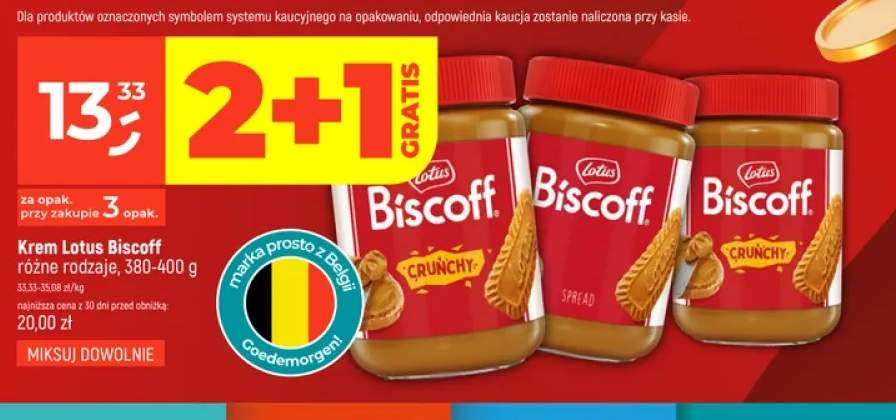 Krem Lotus Biscoff Spread +1 wariant