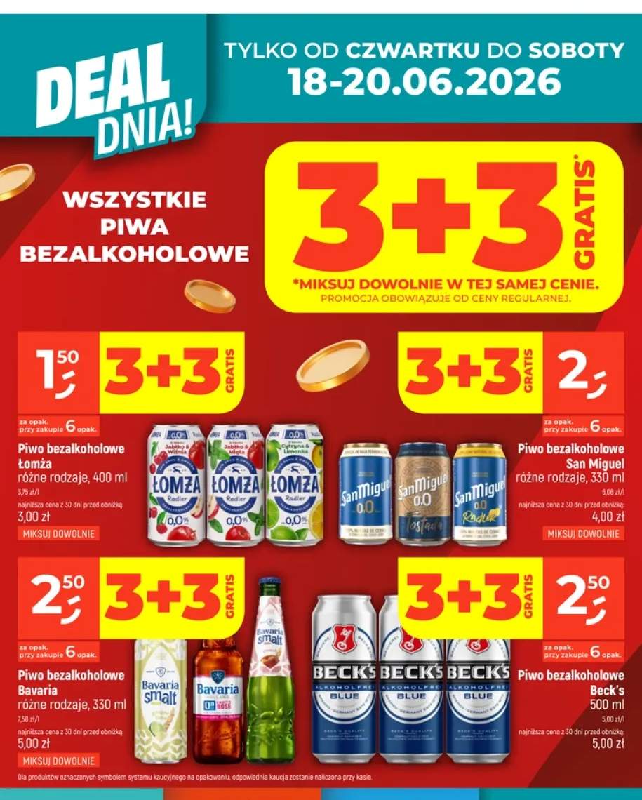 Piwo bezalkoholowe Bavaria Smalt Ginger Lime +10 wariantów