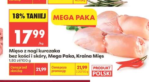 Kiełbasa biała surowa premium Kraina Mięs