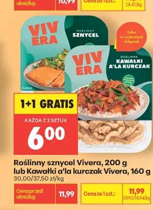 Roślinny sznycel Vivera +1 wariant