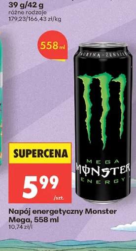 Napój energetyczny Monster Mega