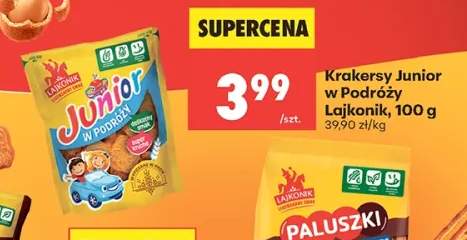 Krakersy Junior w Podróży Lajkonik