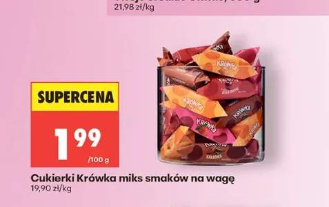 Cukierki Krówka miks smaków na wagę