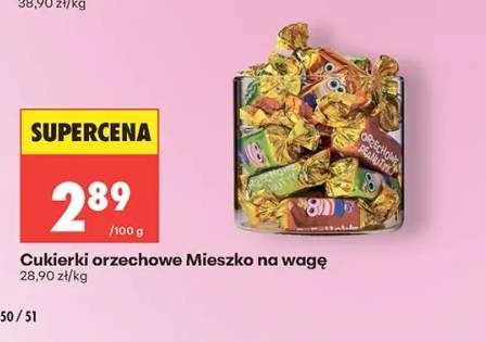 Cukierki orzechowe Mieszko na wagę