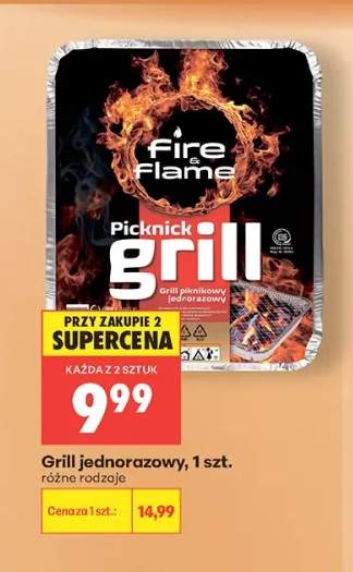 Grill jednorazowy Fire & Flame