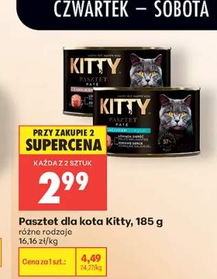 Pasztet dla kota Kitty z drobiem +1 wariant