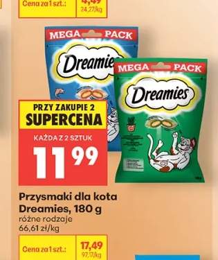 Przysmaki dla kota Dreamies z wołowiną +1 wariant