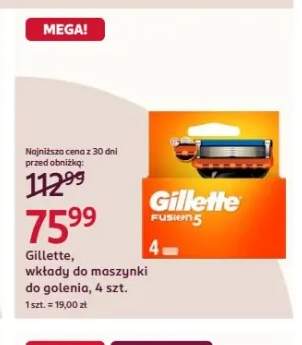 Wkłady do maszynki do golenia Gillette Fusion 5 4-pak