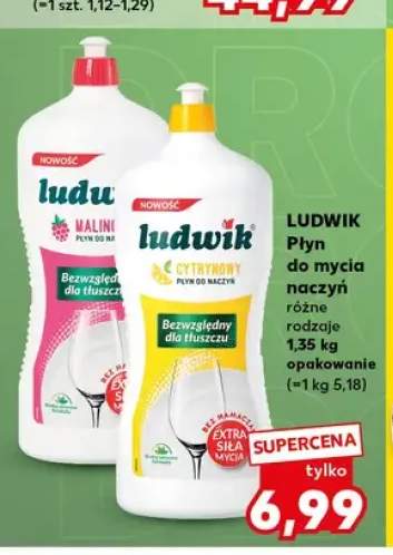 Płyn do mycia naczyń Ludwik Cytrynowy +1 wariant
