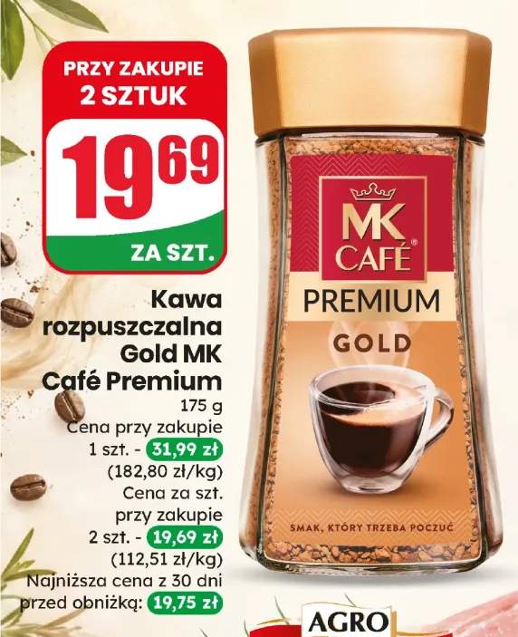 Kawa rozpuszczalna MK Café Premium Gold
