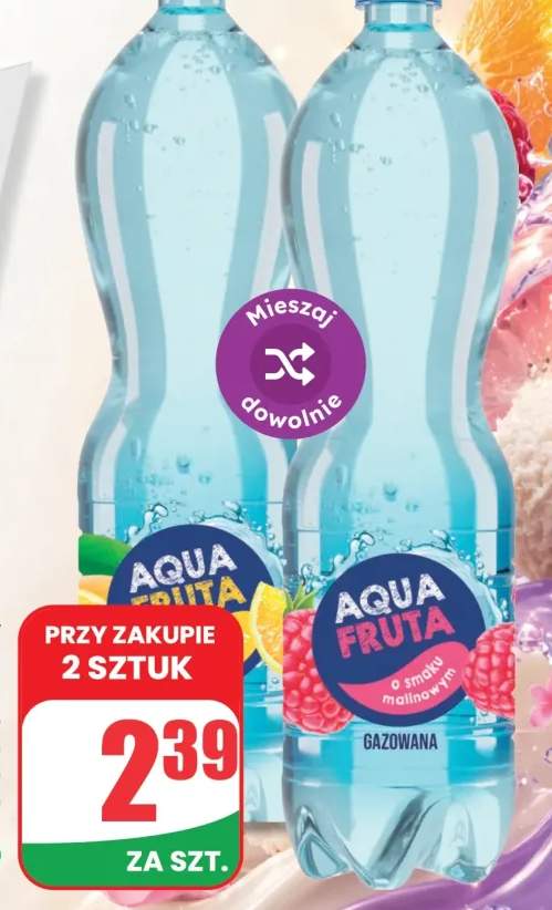 Napój gazowany smakowy Aqua Fruta +2 warianty