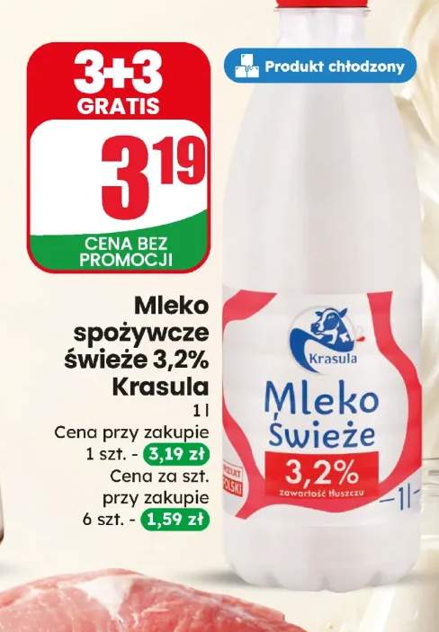 Mleko spożywcze świeże 3,2% Krasula