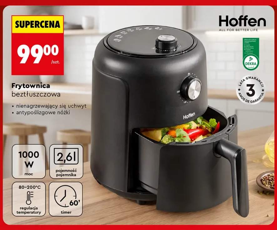 Frytownica beztłuszczowa Hoffen 2,6 l