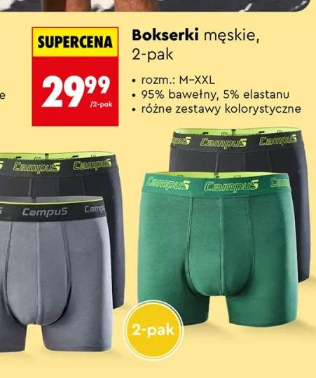 Bokserki męskie Campus 2-pak
