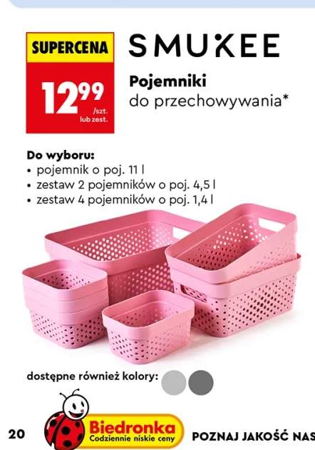 Pojemnik do przechowywania Smukee 11 l +2 warianty