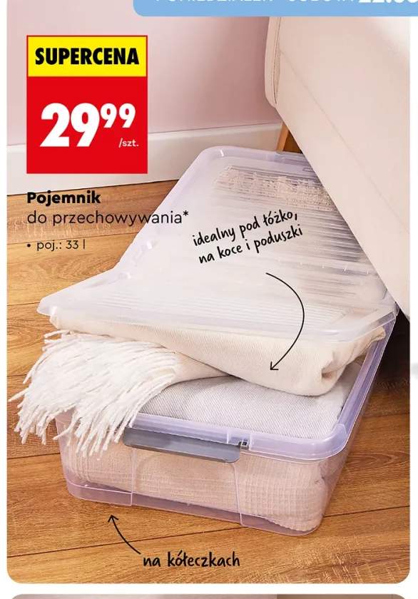 Pojemnik do przechowywania 33 l