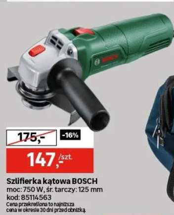 Szlifierka kątowa przewodowa 125 mm 750W UniversalGrind Bosch