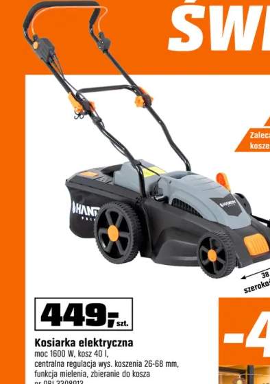 Handy Prime Kosiarka elektryczna 1600W GTK1600