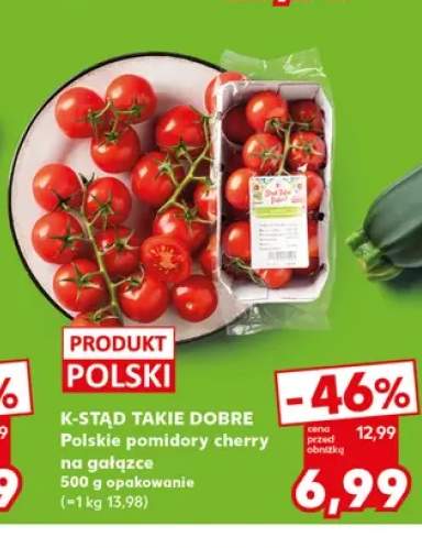 Pomidory cherry na gałązce K-Stąd Takie Dobre polskie