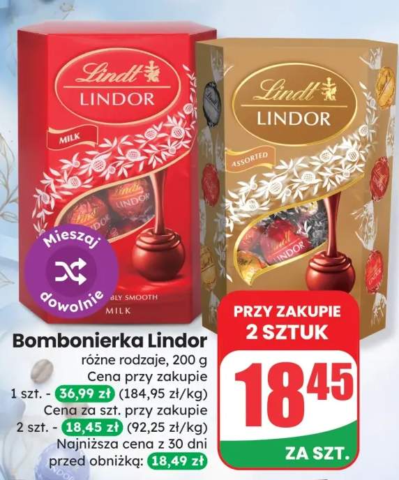 Bombonierka Lindt Lindor Assorted +1 wariant