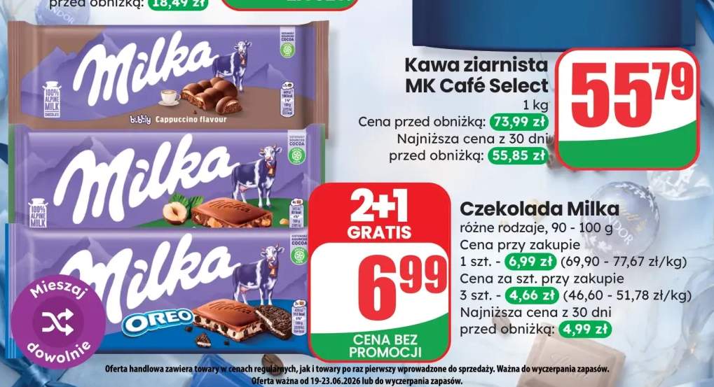 Czekolada Milka Oreo +2 warianty