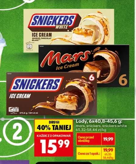 Lody Mars 6-pak +2 warianty