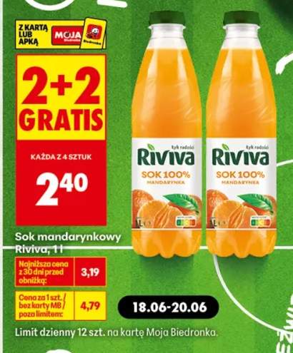Sok mandarynkowy Riviva