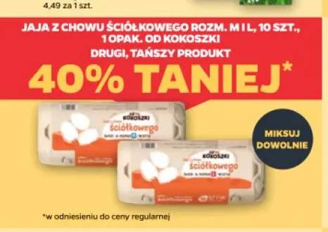 Jaja z chowu ściółkowego Od Kokoszki 10-pak rozm. M +1 wariant