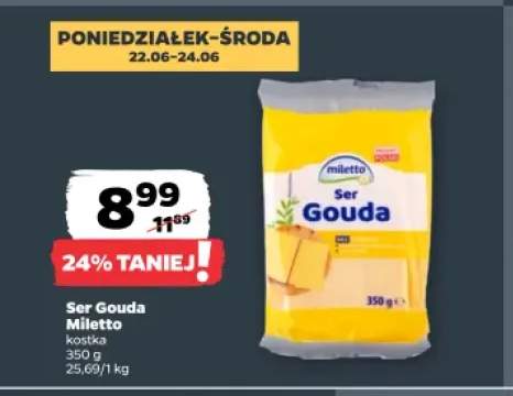 Ser Gouda Miletto kostka
