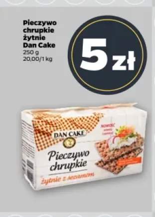 Pieczywo chrupkie żytnie Dan Cake