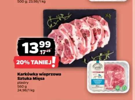 Karkówka wieprzowa Sztuka Mięsa plastry
