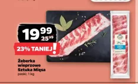 Żeberka wieprzowe Sztuka Mięsa paski