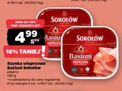Szynka wieprzowa Basiuni Sokołów