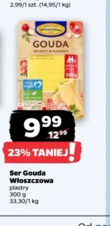 Ser Gouda Włoszczowa plastry