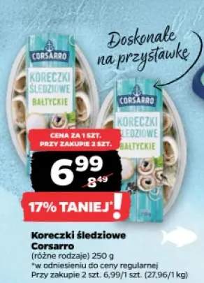 Koreczki śledziowe bałtyckie Corsarro