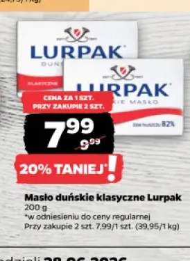Masło duńskie klasyczne Lurpak