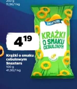 Krążki o smaku cebulowym Snaxters