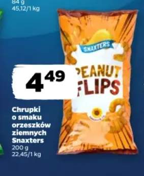 Chrupki o smaku orzeszków ziemnych Snaxters