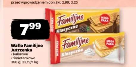 Wafle Familijne Jutrzenka kakaowe +1 wariant