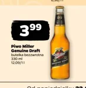 Piwo Miller Genuine Draft