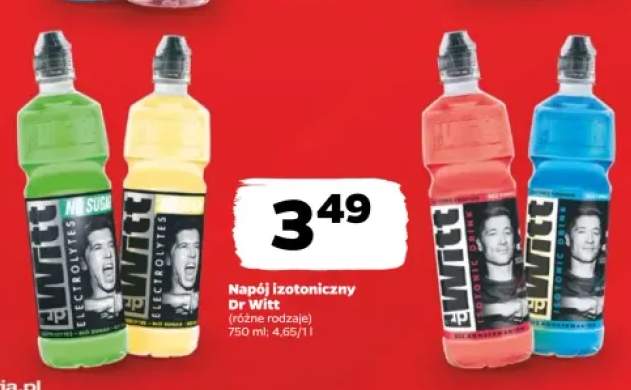 Napój izotoniczny Dr Witt Electrolytes zielony +3 warianty
